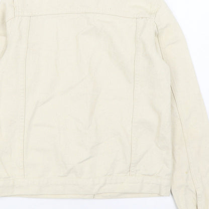 I SAW IT FIRST Womens Beige   Jacket  Size 6  Button