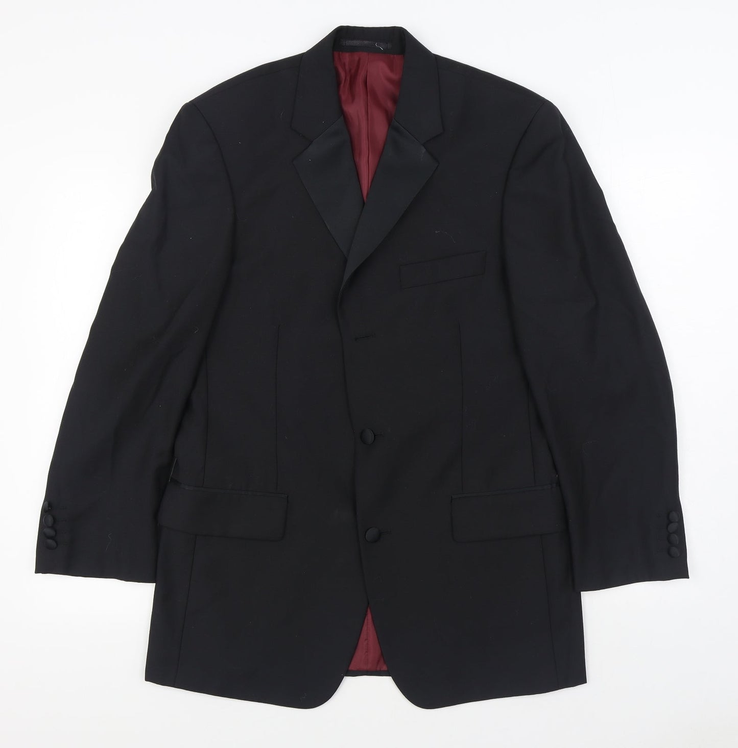 Mens UK Size 38 Scott & Taylor Regular Black Suit Jacket