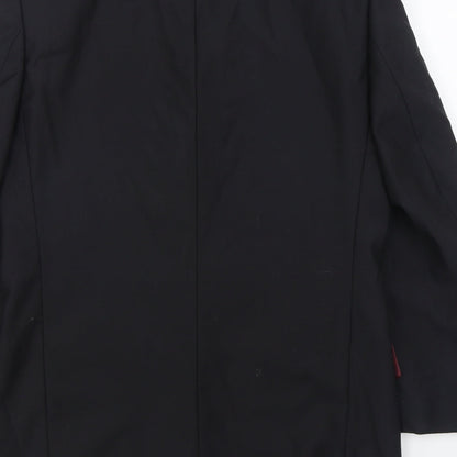 Mens UK Size 38 Scott & Taylor Regular Black Suit Jacket