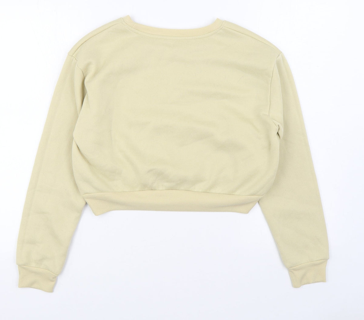 SheIn Womens Beige  Polyester Pullover Sweatshirt Size XS  Pullover