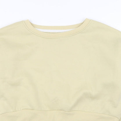 SheIn Womens Beige  Polyester Pullover Sweatshirt Size XS  Pullover