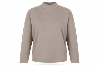 H&M Womens Beige Round Neck  Viscose Pullover Jumper Size XS