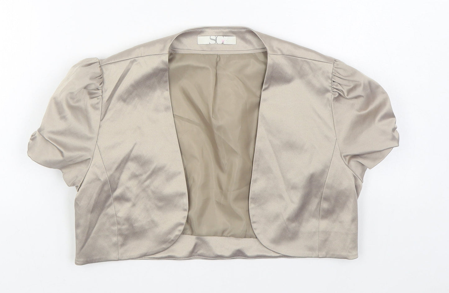 Womens UK Size 10 BHS Beige Jacket