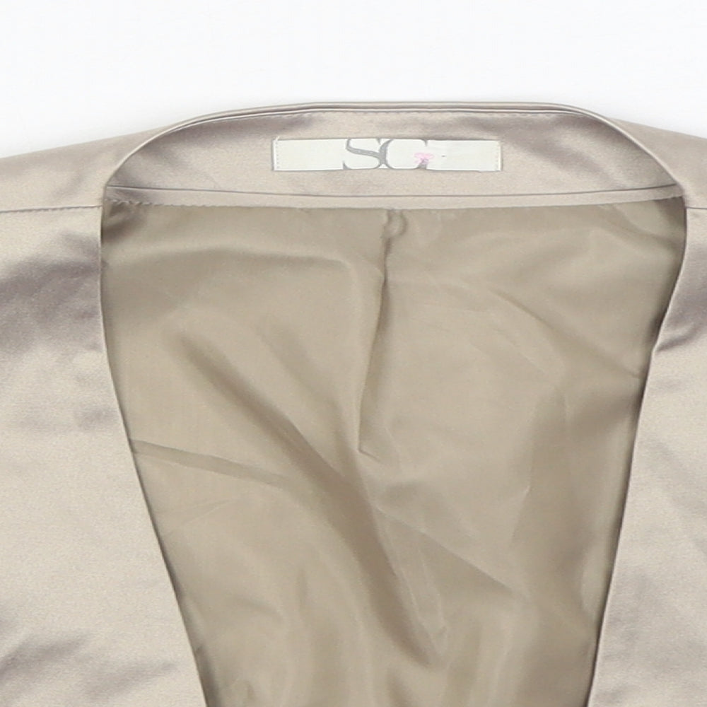 Womens UK Size 10 BHS Beige Jacket