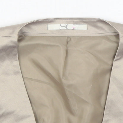 Womens UK Size 10 BHS Beige Jacket