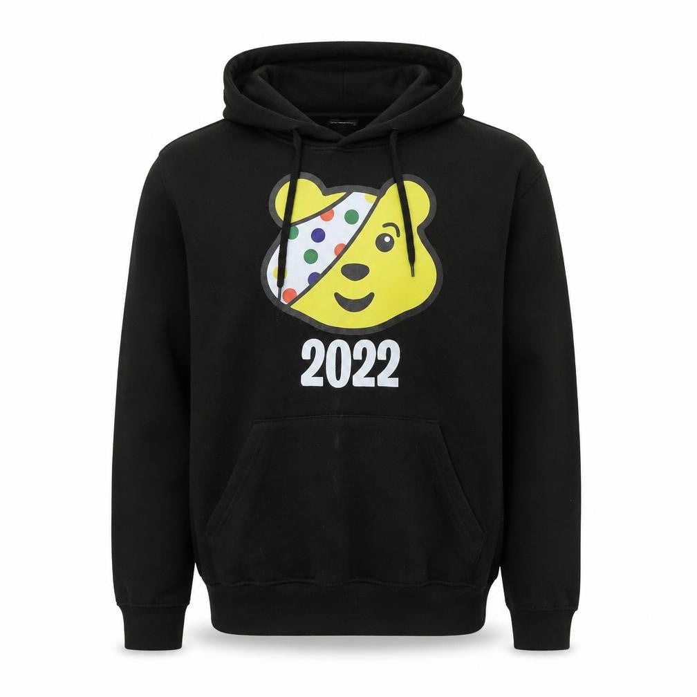 Mens UK Size S Uneek Black Pullover Hoodie