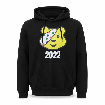 Mens UK Size S Uneek Black Pullover Hoodie