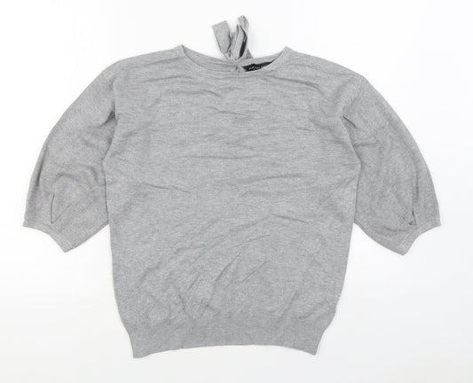 Womens UK Size 10 Dorothy Perkins Grey Pullover Jumper