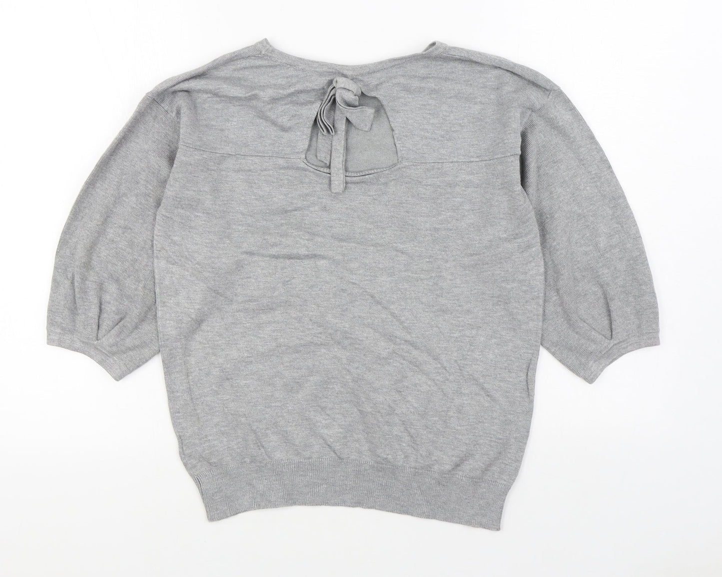 Womens UK Size 10 Dorothy Perkins Grey Pullover Jumper