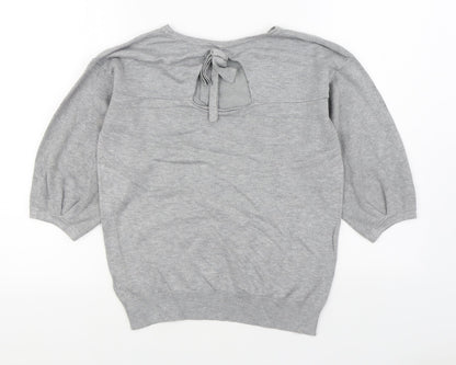 Womens UK Size 10 Dorothy Perkins Grey Pullover Jumper