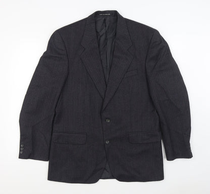 Mens UK Size 40 The Label Regular Black Suit Jacket