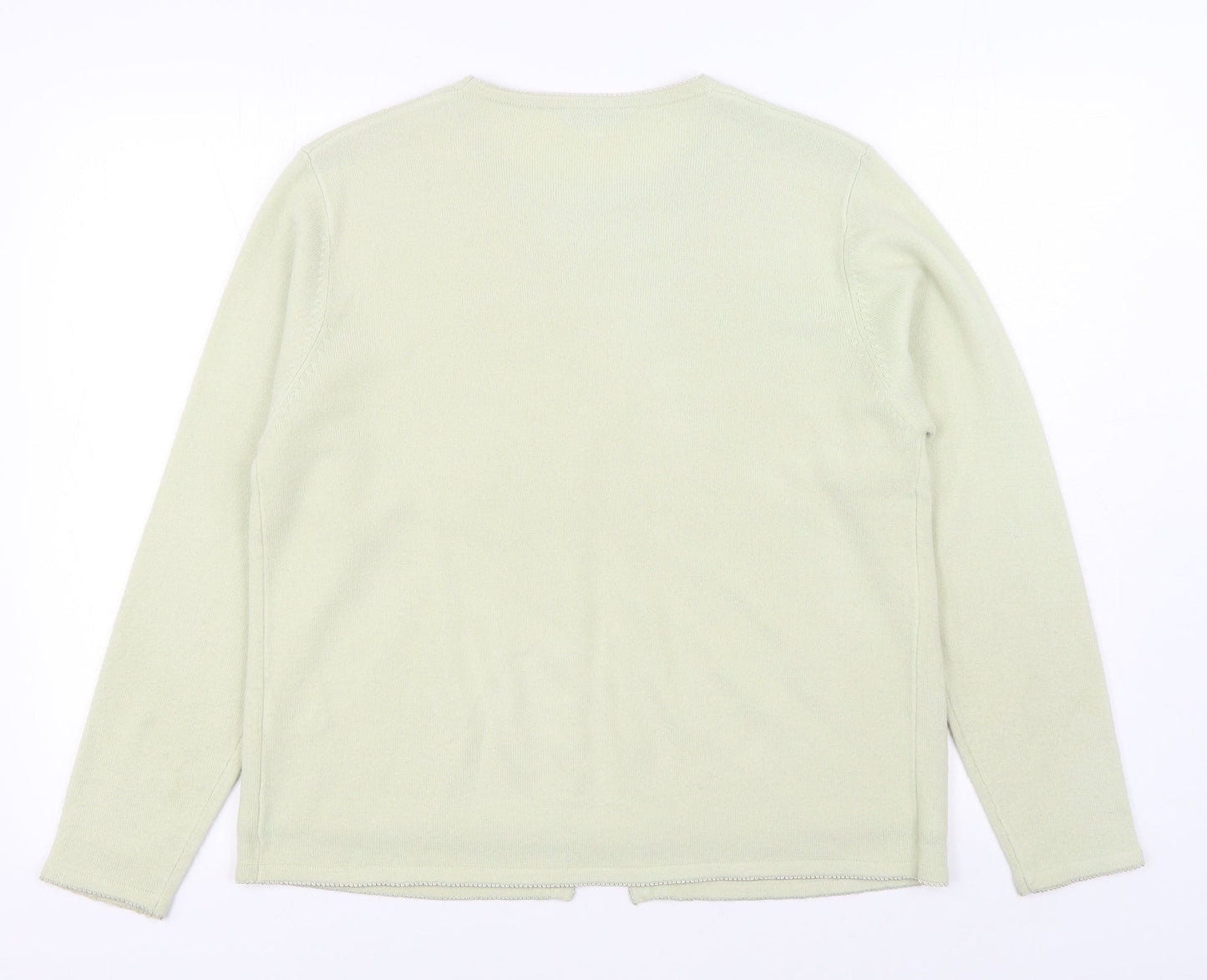 Womens UK Size S Debbie Morgan Beige Cardigan Jumper