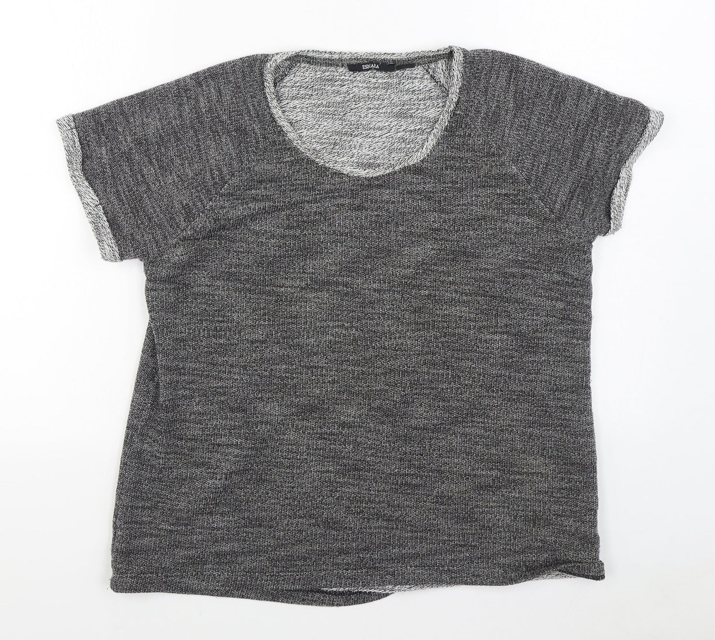 ESMARA Womens Grey  Cotton Pullover Sweatshirt Size L  Pullover