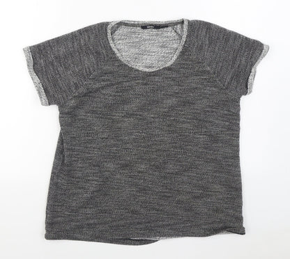 ESMARA Womens Grey  Cotton Pullover Sweatshirt Size L  Pullover