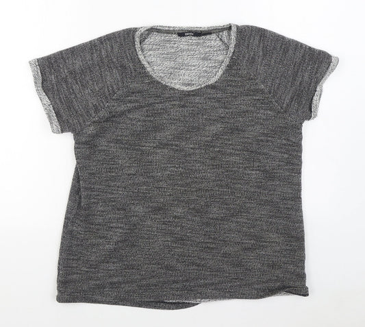 ESMARA Womens Grey  Cotton Pullover Sweatshirt Size L  Pullover