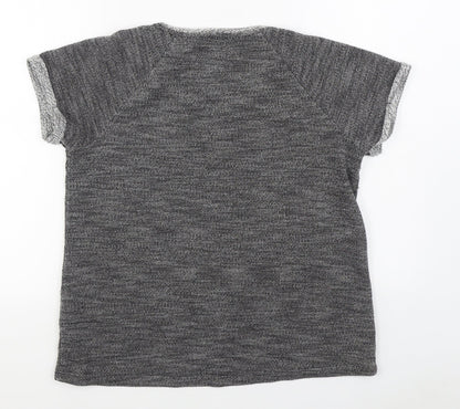 ESMARA Womens Grey  Cotton Pullover Sweatshirt Size L  Pullover