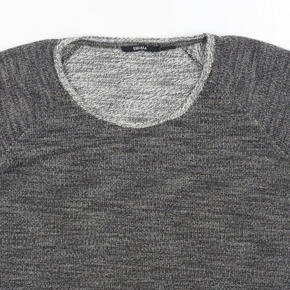 ESMARA Womens Grey  Cotton Pullover Sweatshirt Size L  Pullover
