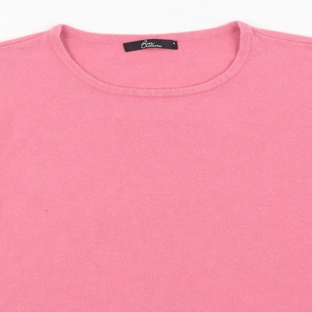 Womens UK Size M Bm Collection Pink Pullover Jumper