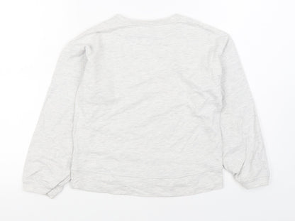 LN Womens Grey  Cotton Pullover Sweatshirt Size XS  Pullover