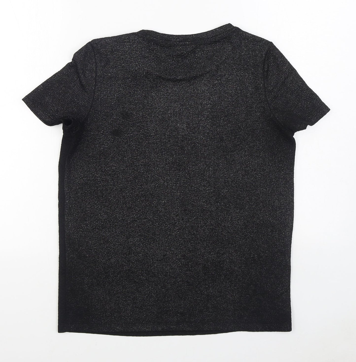Womens UK Size 8 NEXT Black Basic T-Shirt
