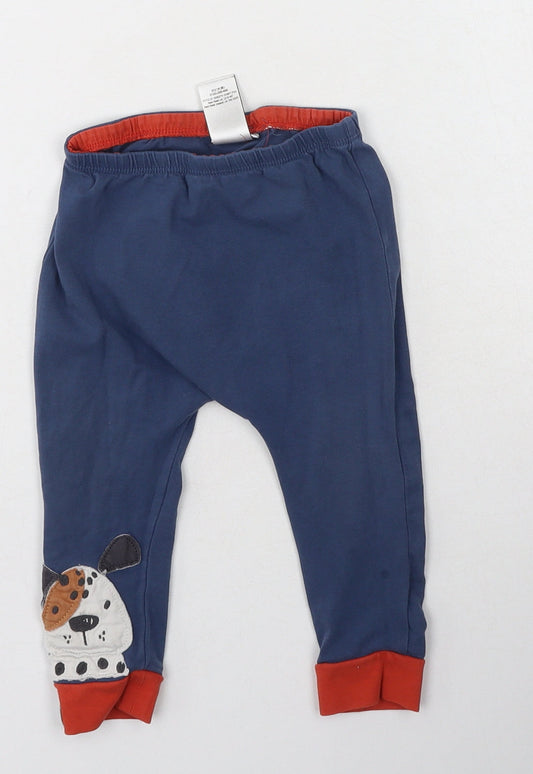 NEXT Boys Multicoloured  Cotton Jogger Leggings Size 12-18 Months
