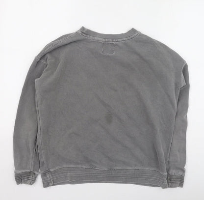 Mens UK Size M Pull&Bear Gold Pullover Sweatshirt