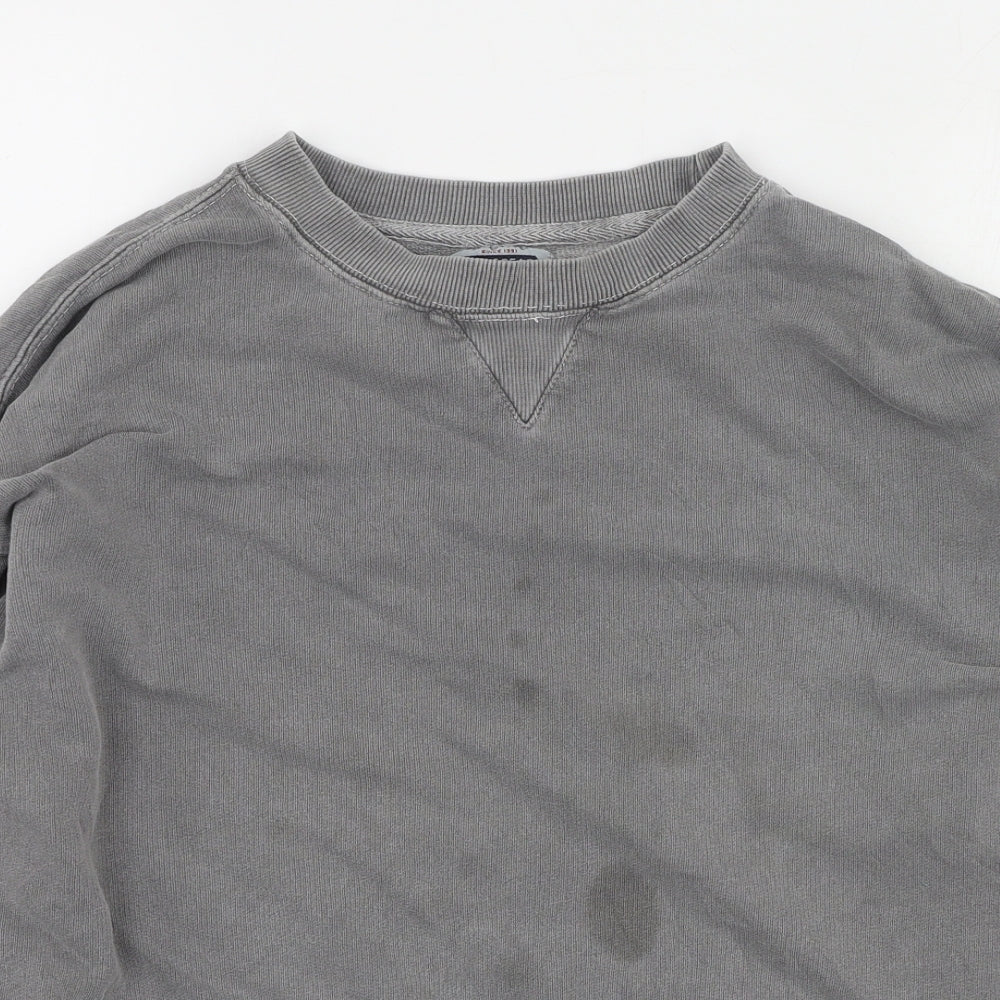 Mens UK Size M Pull&Bear Gold Pullover Sweatshirt