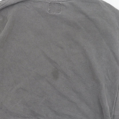 Mens UK Size M Pull&Bear Gold Pullover Sweatshirt