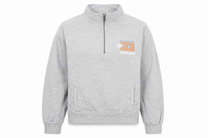 Varsity Womens Grey  Cotton Pullover Sweatshirt Size L