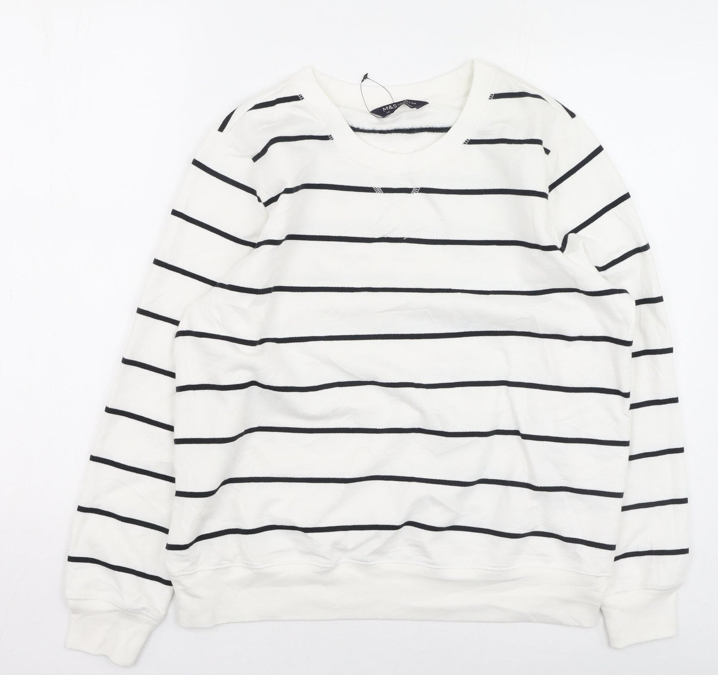 Mens UK Size  Marks and Spencer Multicoloured Pullover Sweatshirt