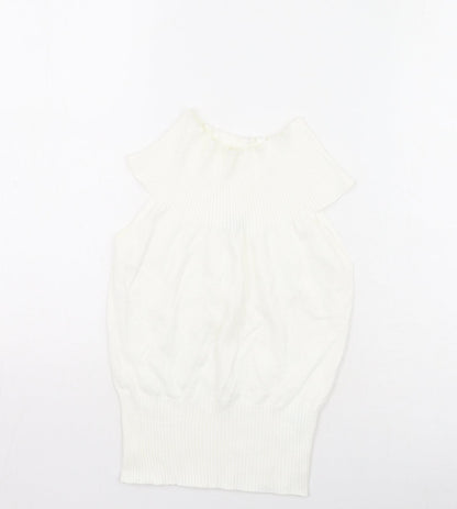 Womens UK Size 12 Oasis Ivory Pullover Jumper