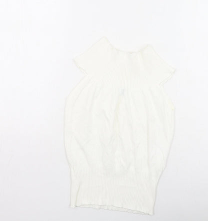 Womens UK Size 12 Oasis Ivory Pullover Jumper
