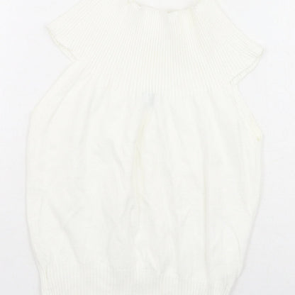 Womens UK Size 12 Oasis Ivory Pullover Jumper