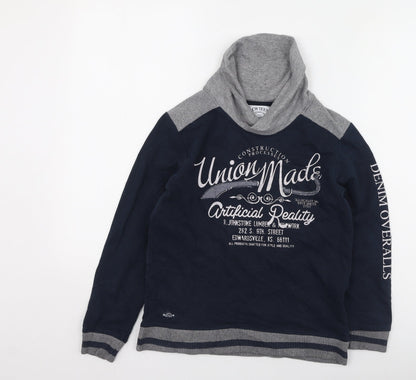 raw denim Boys Multicoloured  Cotton Pullover Sweatshirt Size 10-11 Years