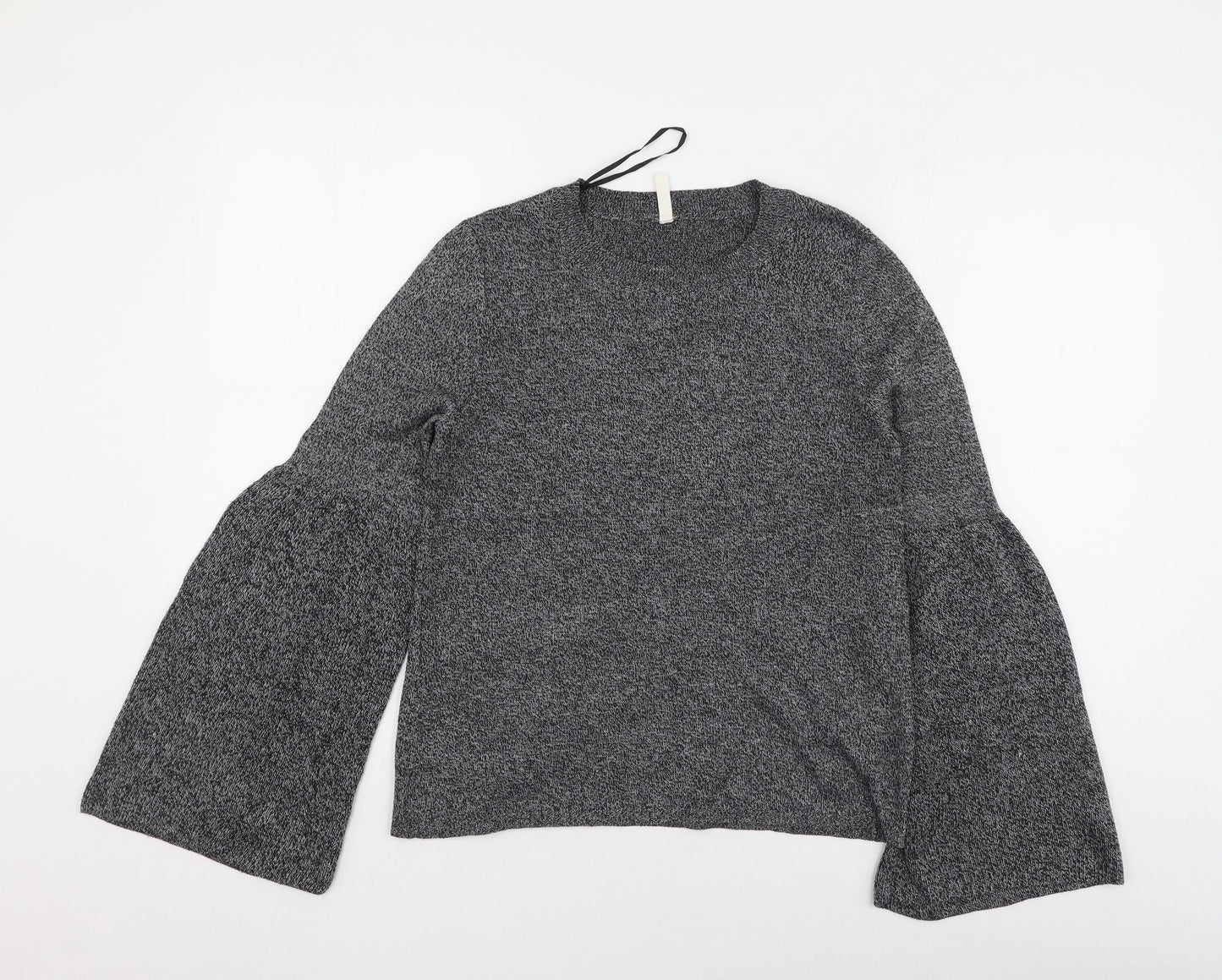 Womens UK Size S Preworn Grey Pullover Jumper