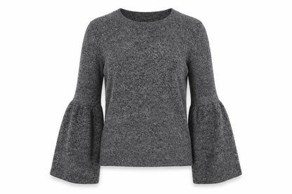 Womens UK Size S Preworn Grey Pullover Jumper