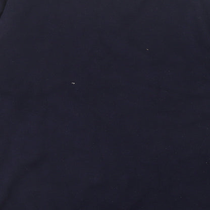 Topman Mens Blue Crew Neck  Cotton Pullover Jumper Size L