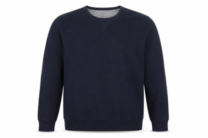 Modern Essentials  Mens Blue  Cotton Pullover Sweatshirt Size M