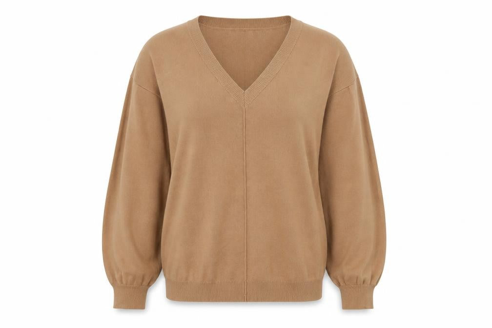 Womens UK Size S Y.A.S Brown Pullover Jumper