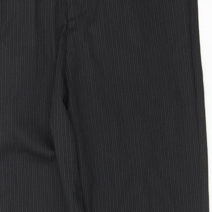 Urban Spirit Womens Black  Polyester Trousers  Size S L30 in Regular