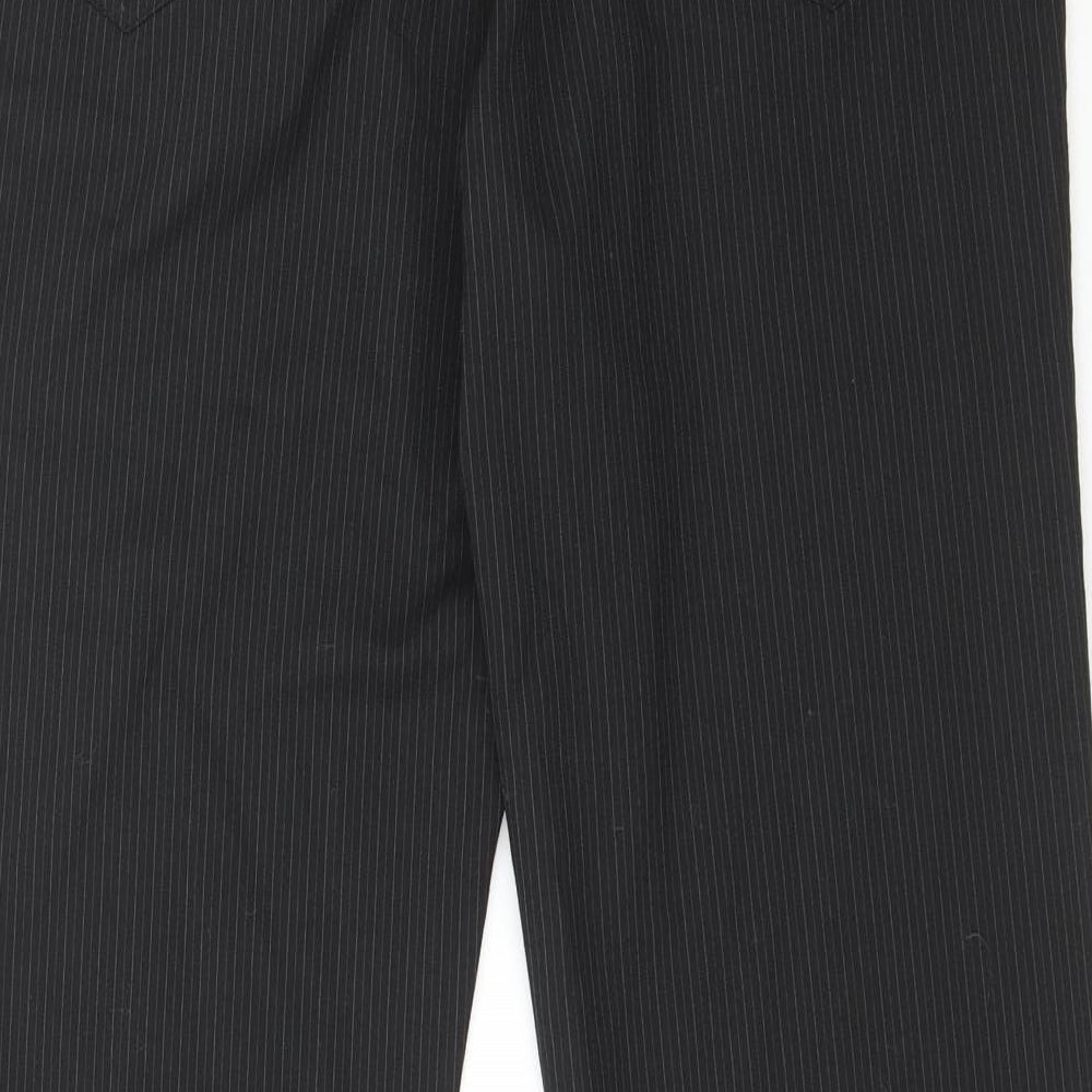 Urban Spirit Womens Black  Polyester Trousers  Size S L30 in Regular
