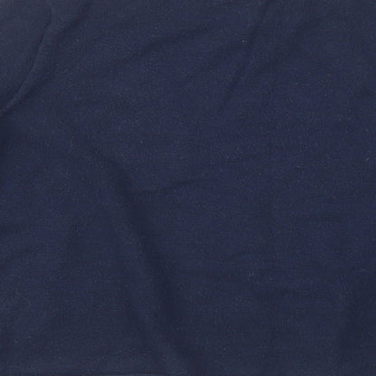 TU Womens Blue  Viscose Pullover Sweatshirt Size 14
