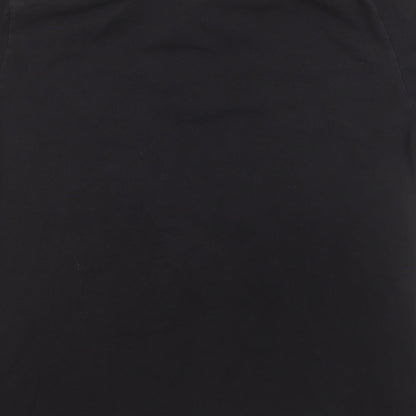 Mens UK Size L H&M Black  Button-Up Short Sleeve Casual Shirt