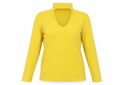 Chemistry  Womens Yellow  Polyester Pullover Sweatshirt Size 12