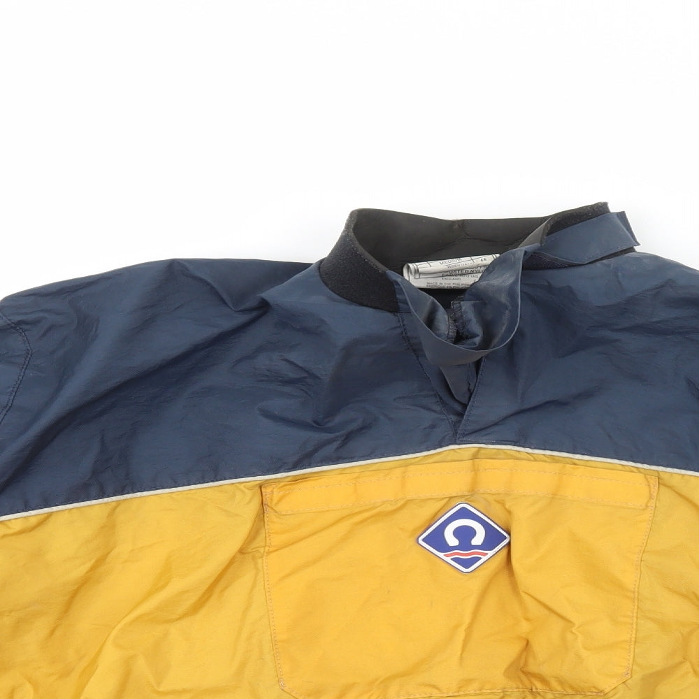 Mens UK Size S Crewsaver Blue Rain Coat