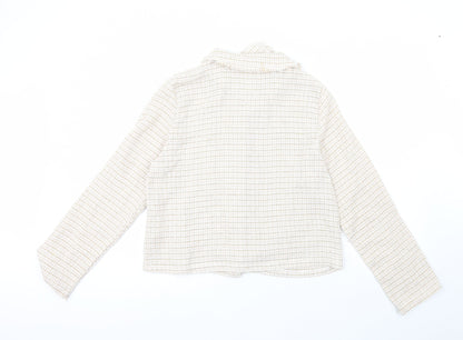 SheIn Womens Ivory   Jacket  Size 14