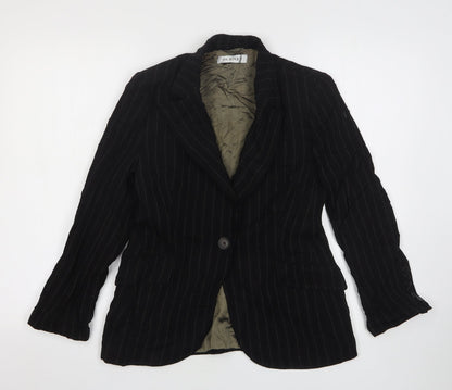 Womens UK Size 8 Planet Regular Black Suit Jacket