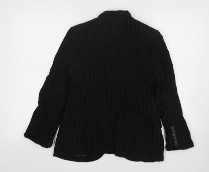 Womens UK Size 8 Planet Regular Black Suit Jacket