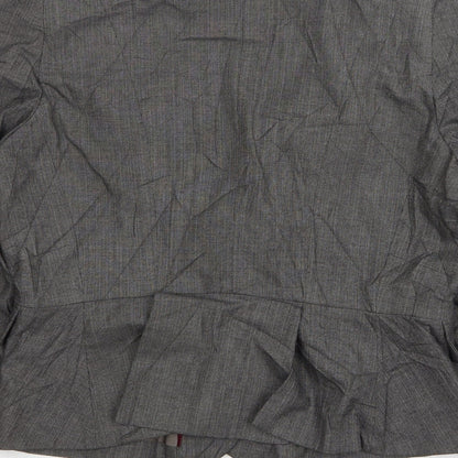 Warehouse Womens Grey  Polyester Jacket Suit Jacket Size 14