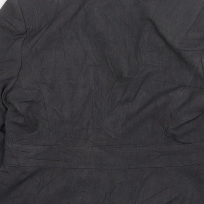 BHS Womens Grey  Polyester Jacket Suit Jacket Size 14